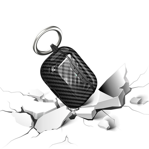 Carbon fibre textured TPU case for AirPods Pro 3