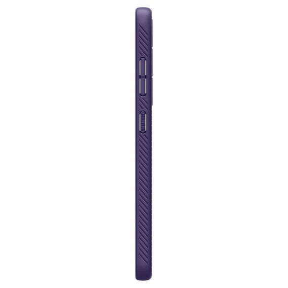 Spigen case for Samsung Galaxy S24, Liquid Air, purple + 9H Tempered Glass