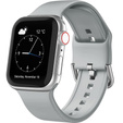 Silicone strap for Apple Watch 1/2/3/4/5/6/7/8/SE/ULTRA 42/44/45/49mm - Light Grey