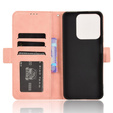 Flip case for Realme C61, Card Slot, pink
