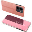 Case for Xiaomi Redmi 13C / Poco C65, Clear View, pink rose gold
