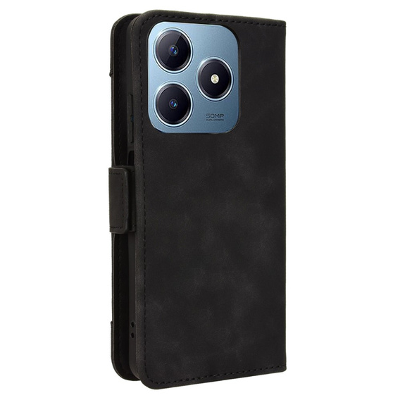 Flip case for Realme C63, Card Slot, black