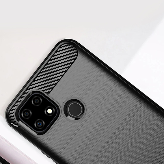 Case for Realme C21, Carbon, black