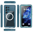 Waterproof case for Samsung Galaxy S25 Ultra, Redpepper, for MagSafe, blue