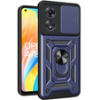 Case for Oppo A78 4G, CamShield Slide, blue