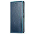 Flip case for Samsung Galaxy S23, ERBORD Waxy Wallet, blue