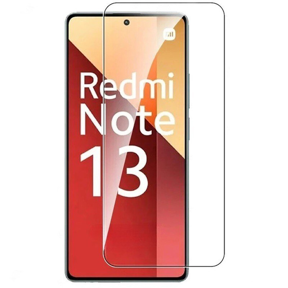 Armored Case for Xiaomi Redmi Note 13 5G, CamShield Slide, blue + Tempered Glass 9H