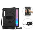 Armored Case for Samsung Galaxy Tab S6 T860/T865, protective 360 with stylus slot, black