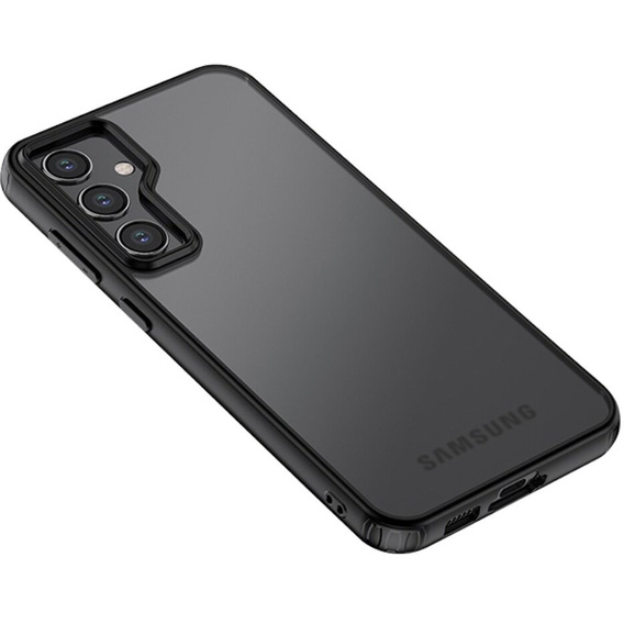 Case for Samsung Galaxy S23 FE, Fusion Hybrid, transparent / black