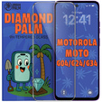 Diamond Palm Tempered Glass for Motorola Moto G04/G24/G34 5G