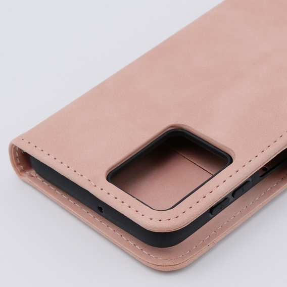 Flip case for Motorola Moto G54 5G, Card Slot, pink