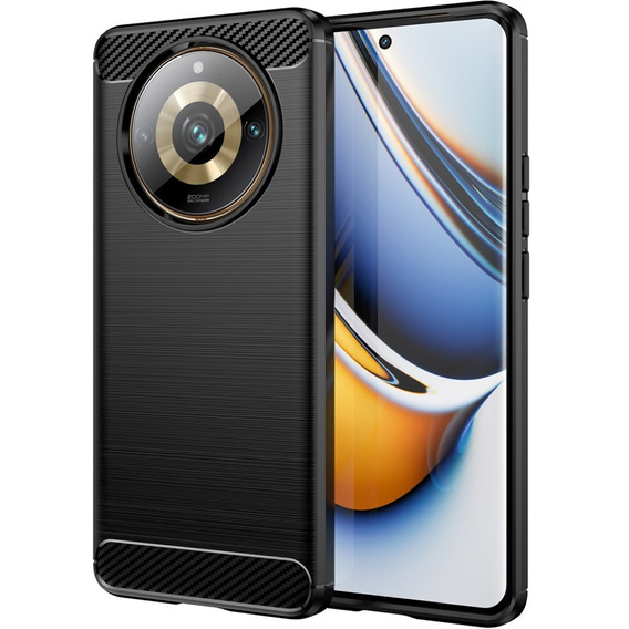 Case for Realme 11 Pro / 11 Pro +, Carbon, black