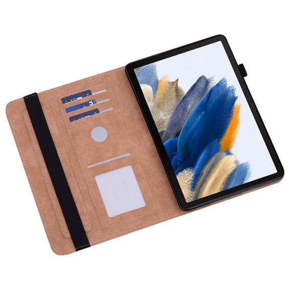 Case for Samsung Galaxy Tab A9+, Classic, with space for stylus, red