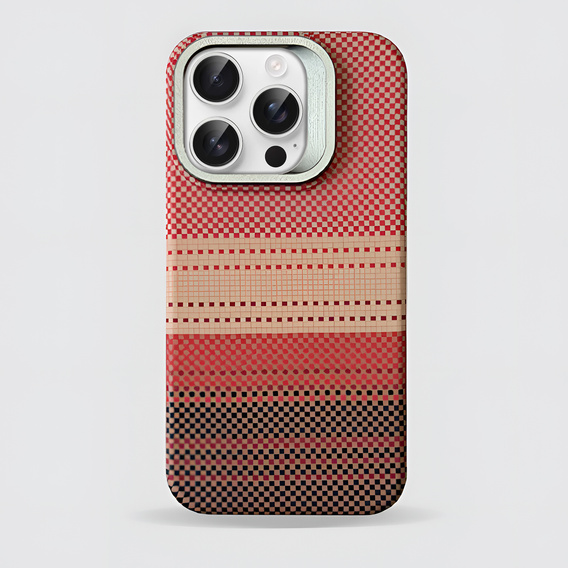 Case for iPhone 16 Pro, Frame Kickstand, for MagSafe, Sunset Orange