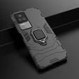 Case for Xiaomi Poco F4 5G, Kickstand Ring, black