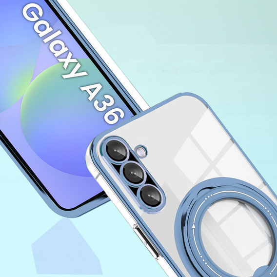 Magnetic Case for Samsung Galaxy A36 5G, for MagSafe, blue