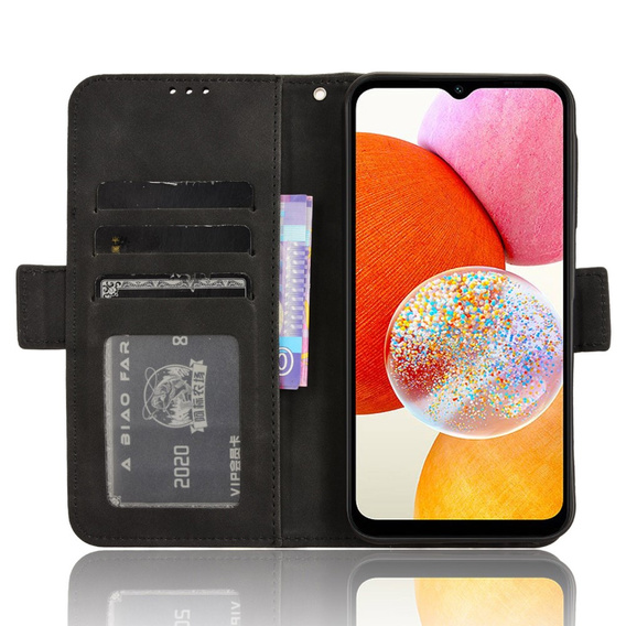 Flip case for Samsung Galaxy A15 4G / 5G, Card Slot, black