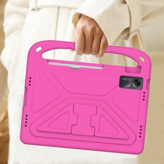 Children's Case for Xiaomi Redmi Pad SE 11", Children's Case with Handle, pink
