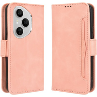 Flip case for Honor 400 Pro 5G, Card Slot, pink