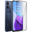 3D Tempered Glass for Vivo Y19s, black frame
