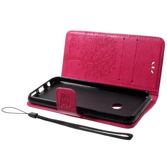 Flip case for Huawei P20 Lite, Wallet tree, pink