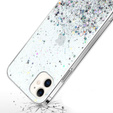 Case for iPhone 11, Glittery, transparent