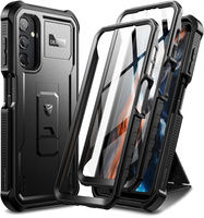 Armored case for Samsung Galaxy A25 5G, Dexnor Full Body (Two Frames), black
