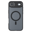 Matte sleeve for iPhone Air, for MagSafe, with camera protection, black