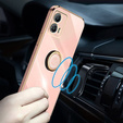 Case for Motorola Moto G53 5G, Electro Ring, pink rose gold