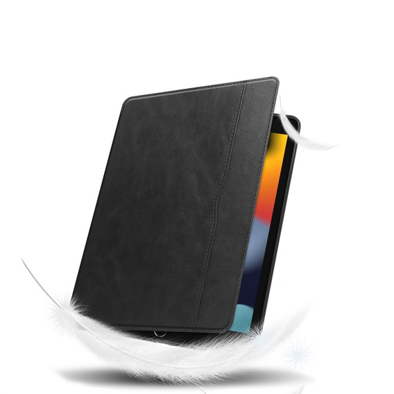 Case for iPad 10.2 2021 / 2020 / 2019, Business Card and Pen Slot, black