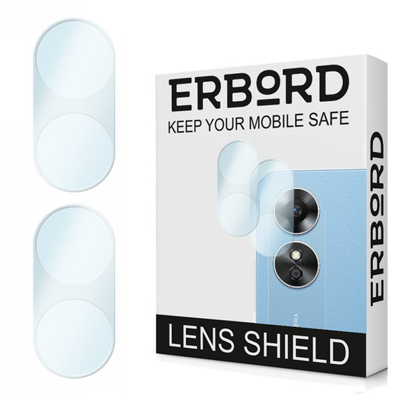 2x ERBORD tempered glass for camera to Oppo A17