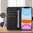 Flip case for Samsung Galaxy M55 5G, Wallet Smart Magnet, black