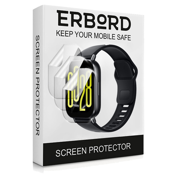 3x ERBORD hydrogel film for Xiaomi Redmi Watch 5 Active