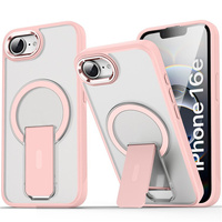 Case for Iphone 16E, Kickstand Matt Case, for MagSafe, pink