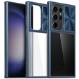 Case for Samsung Galaxy S23 Ultra, Slide Camera, blue
