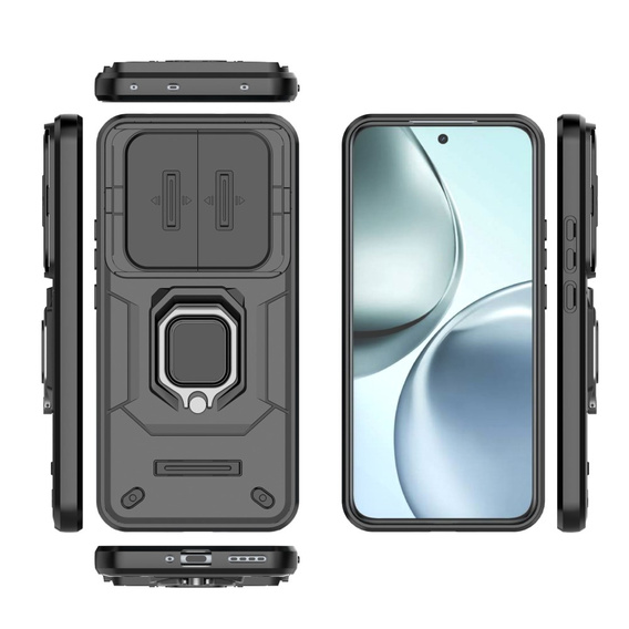 Case for Realme 14 Pro+ 5G, CamShield Slide, black