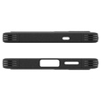 The Spigen Case for Samsung Galaxy S25, Core Armor MagSafe, black + 9H Tempered Glass