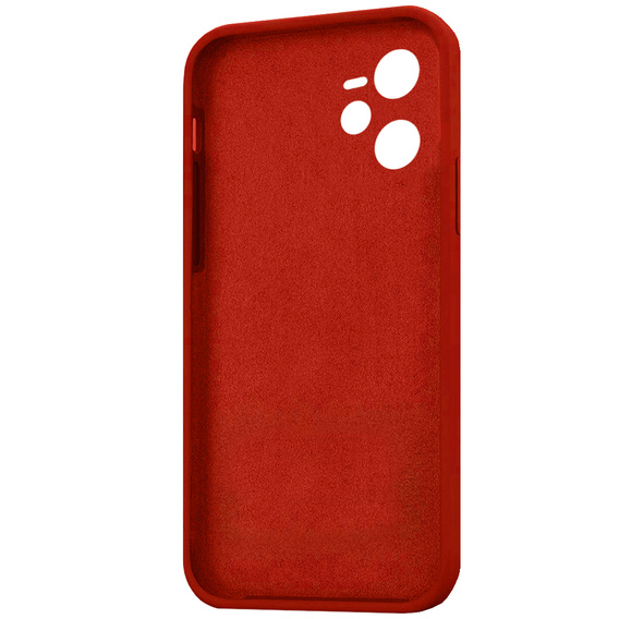 Case for Realme C35, Silicone Lite, red