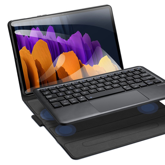 Case + keyboard Samsung Galaxy Tab S7 / S8, Dux Ducis Magnetic Keyboard, black
