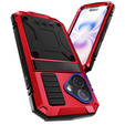 R-JUST case with stand and built-in glass for iPhone 17