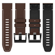 Quickfit leather strap for Garmin Fenix 5/6/6 PRO/7 Forerunner 965/955/945