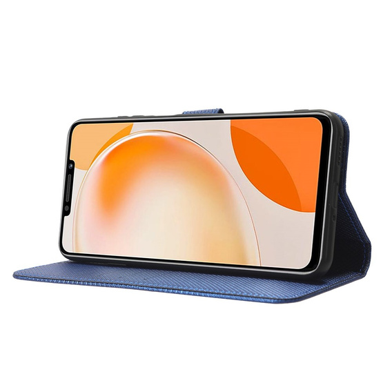 Flip case for Huawei Nova Y91 4G, Wallet Smart Magnet, blue