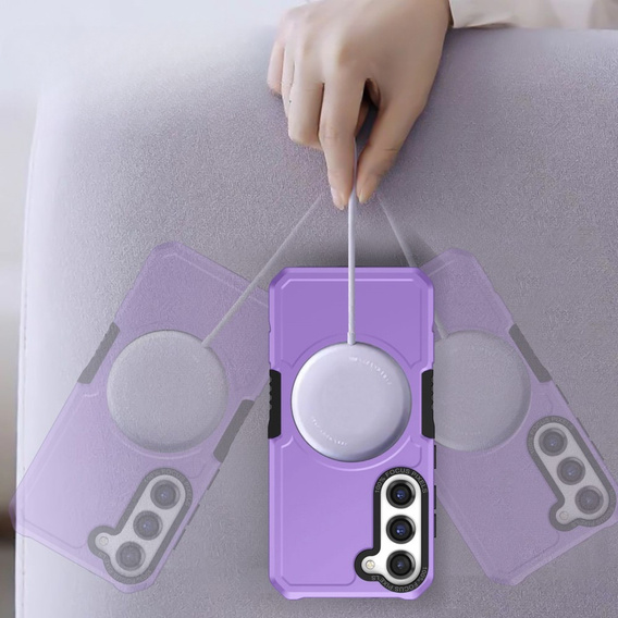 Case for Samsung Galaxy S23 Plus, Protective MagSafe, purple