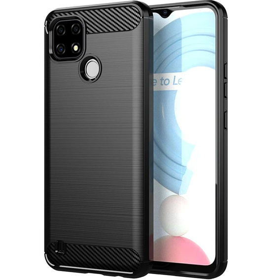 Case for Realme C21Y / C25Y, Carbon, black
