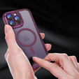Case for iPhone 14 Pro Max, ERBORD Impact Guard, MagSafe, maroon