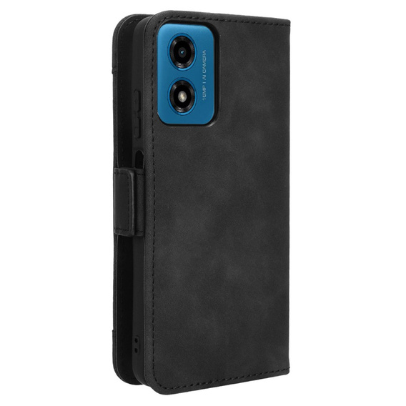 Flip case for Motorola Moto E14, Card Slot, black