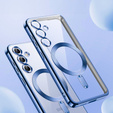 Case for Samsung Galaxy A16, Electro MagSafe, blue + Screen Glass