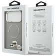Karl Lagerfeld Karl & Choupette Pins MagSafe Case for iPhone 17 Pro