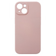 Case for iPhone 15, Silicone Lite, orange