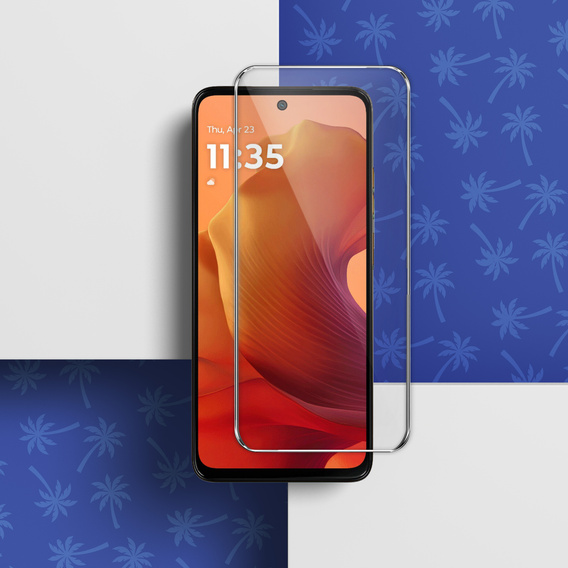 Diamond Palm Tempered Glass for Motorola Moto G05/G15/E15